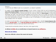 Une perle du forum Millenium...