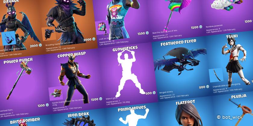 La boutique Fortnite du 12 mars 2020