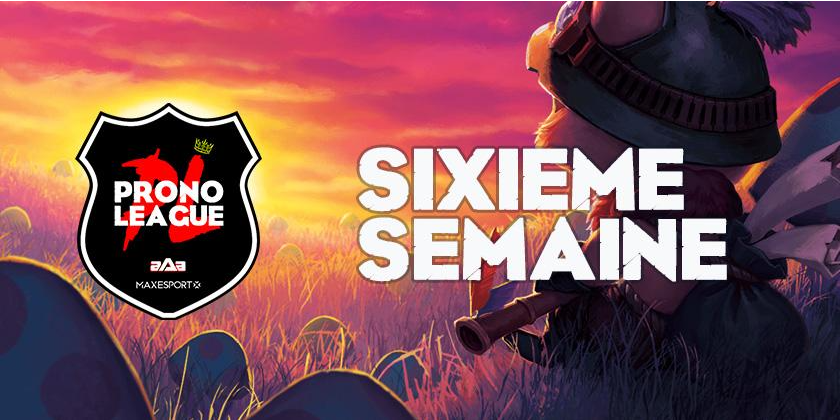 Prono League LFL : le récap' de la Semaine 6