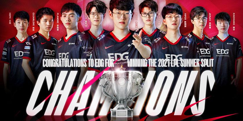 EDward Gaming remporte la finale de la LPL Summer Split 2021