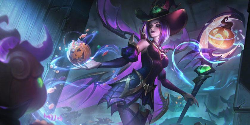 PBE LoL 12.20 : les nouveaux skins Sorcière 2022