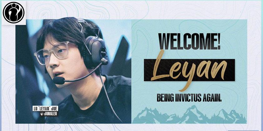 Mercato LoL : Invictus Gaming annonce le retour de Leyan au sein de son effectif