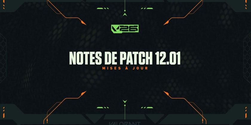 Notes du patch 12.01 de Valorant : l'AMF arrive en Europe, le hub e-sport revient pour le VCT26