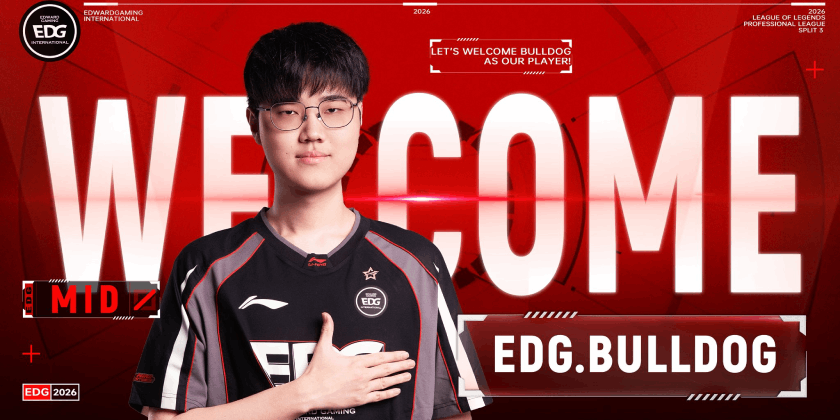 Mercato LoL LPL : EDward Gaming recrute BuLLDoG sur la midlane pour relancer sa saison 2026