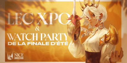 LEC 2026 Summer Split à Nice : tout savoir sur la LEC XPO et les Watch Parties gratuites
