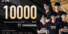 LPL : la barre des 10 000 kills pour EDward Gaming