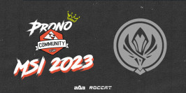 Prono Community Cup MSI 2023 : et le vainqueur est...