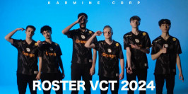 La Karmine Corp dévoile sa nouvelle équipe Valorant pour le VCT 2024
