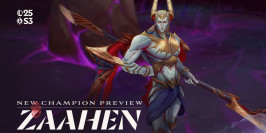 Riot Games dévoile Zaahen, le nouveau champion Darkin de League of Legends pendant la finale des Worlds 2025