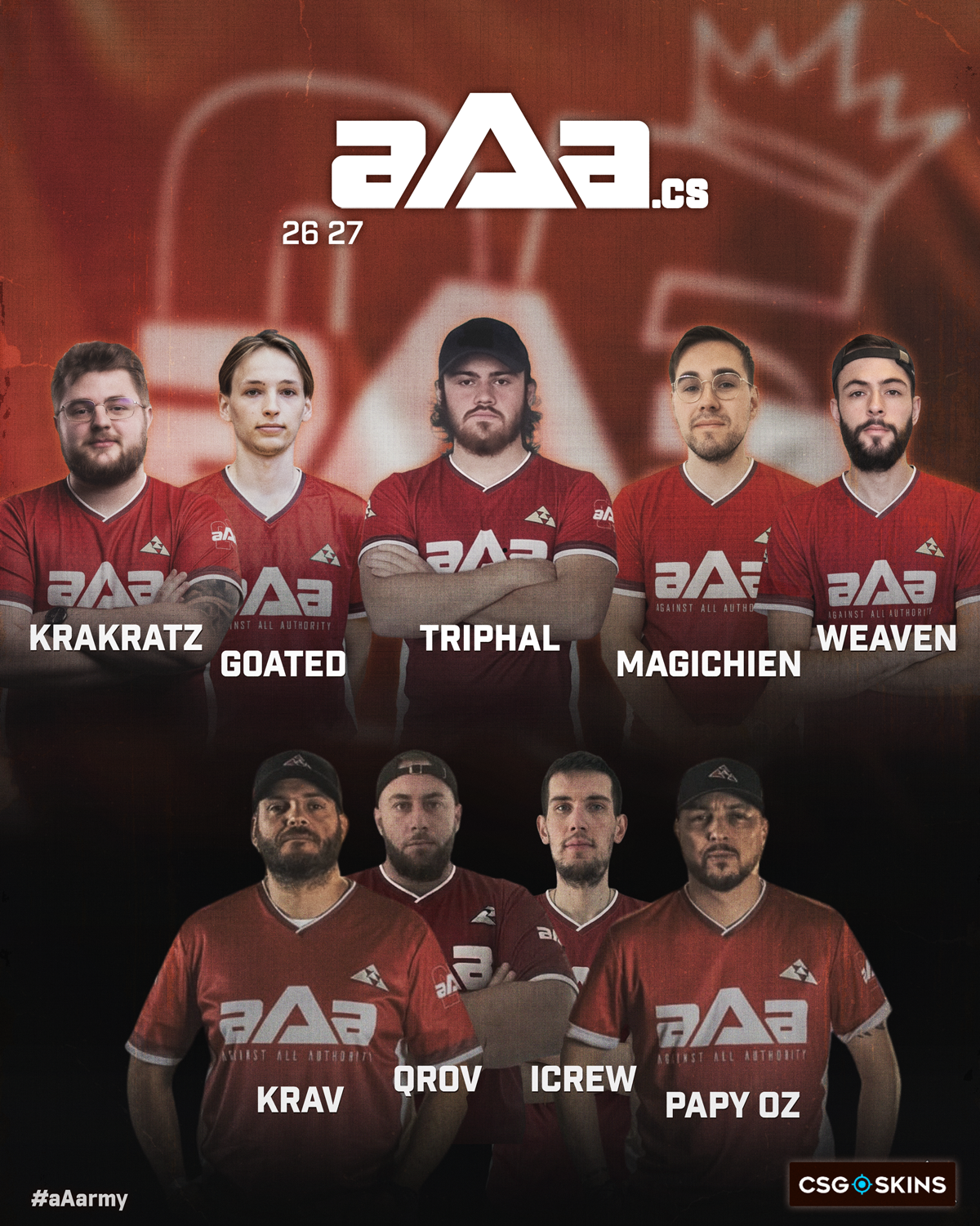 Roster aAa CS2 2026-2027