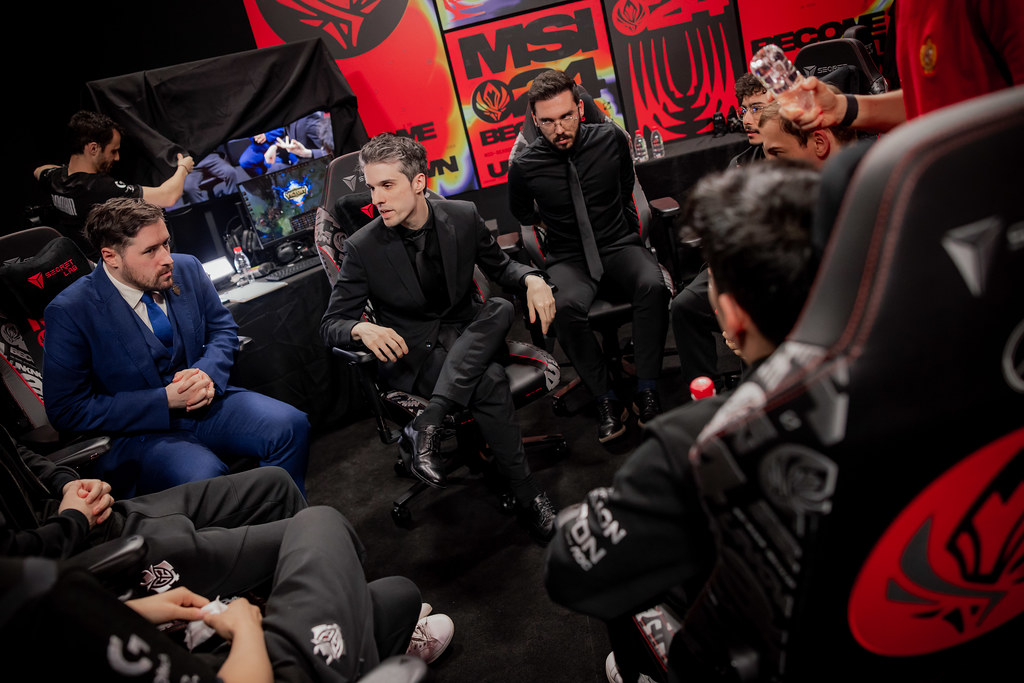 Le staff G2 au MSI 2024