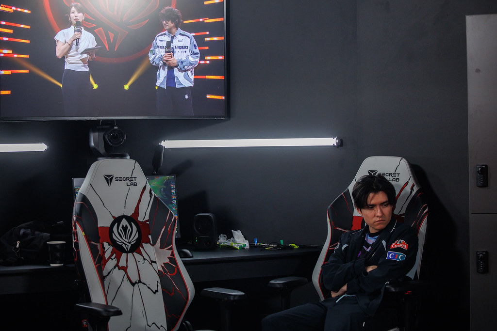 KC Yike en coulisse du MSI