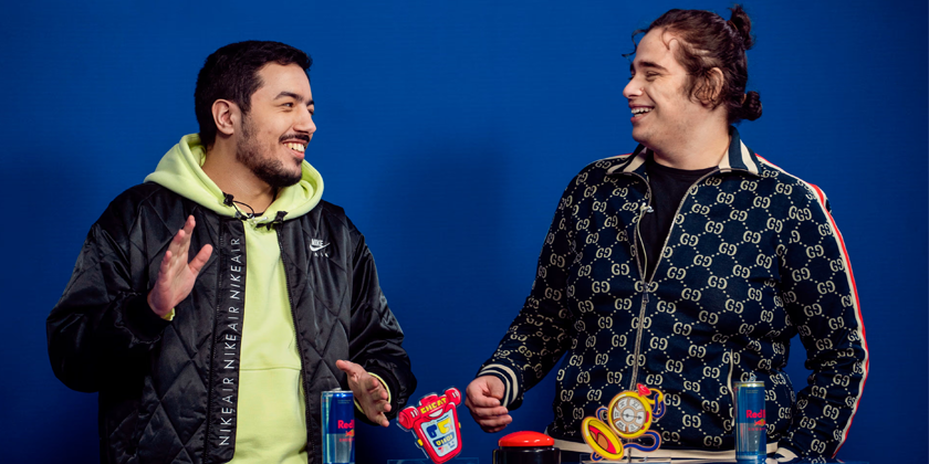 Kotei et Kameto dans les studios Redbull