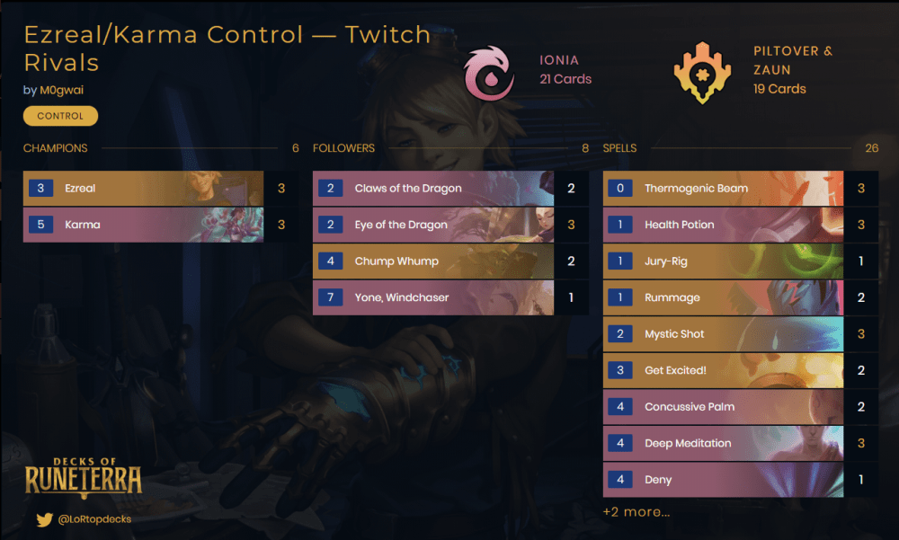 IONIA / PILTOVER & ZAUN EZREAL / KARMA CONTROL