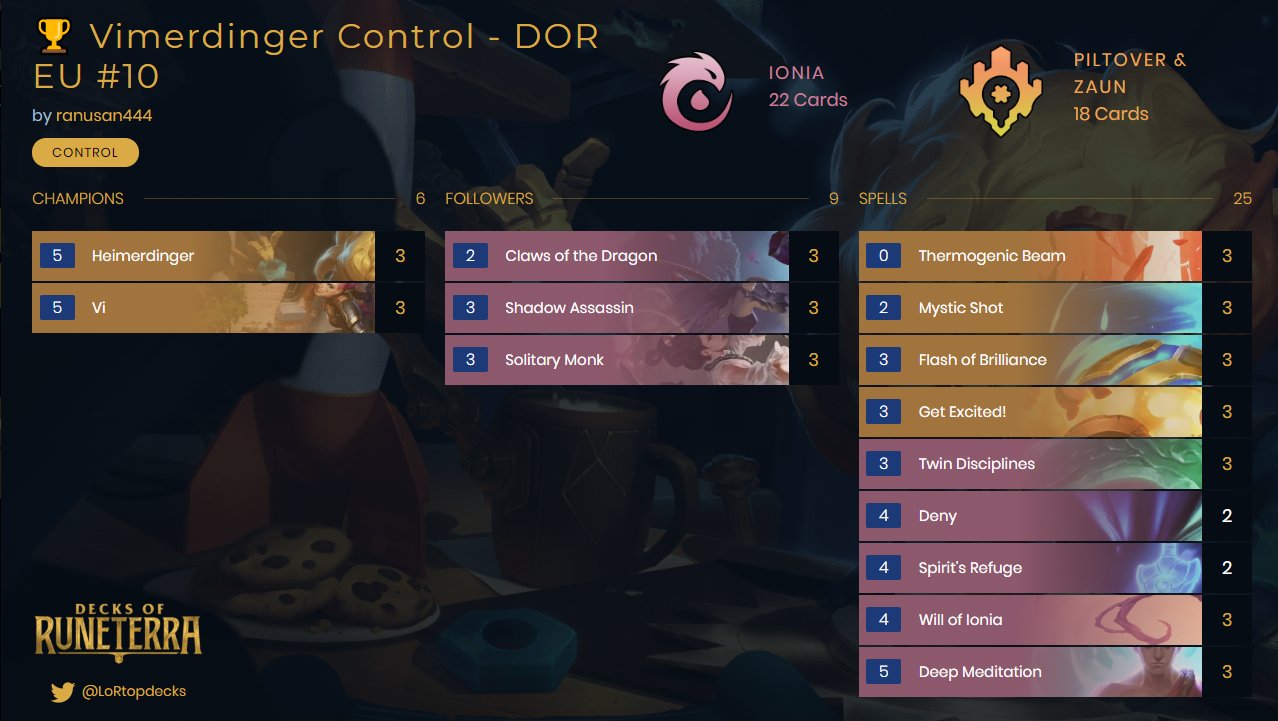 IONIA & PILTOVER & ZAUN VIMERDINGER CONTROL