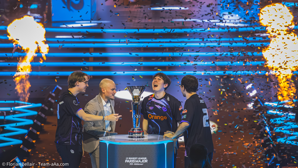 La Karmine Corp remportant le Major Rocket League de Paris le 24 mai 2026